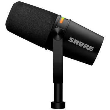 Microfono Shure Dinamico Digital Para Podcaster Plus, Mv7+-k